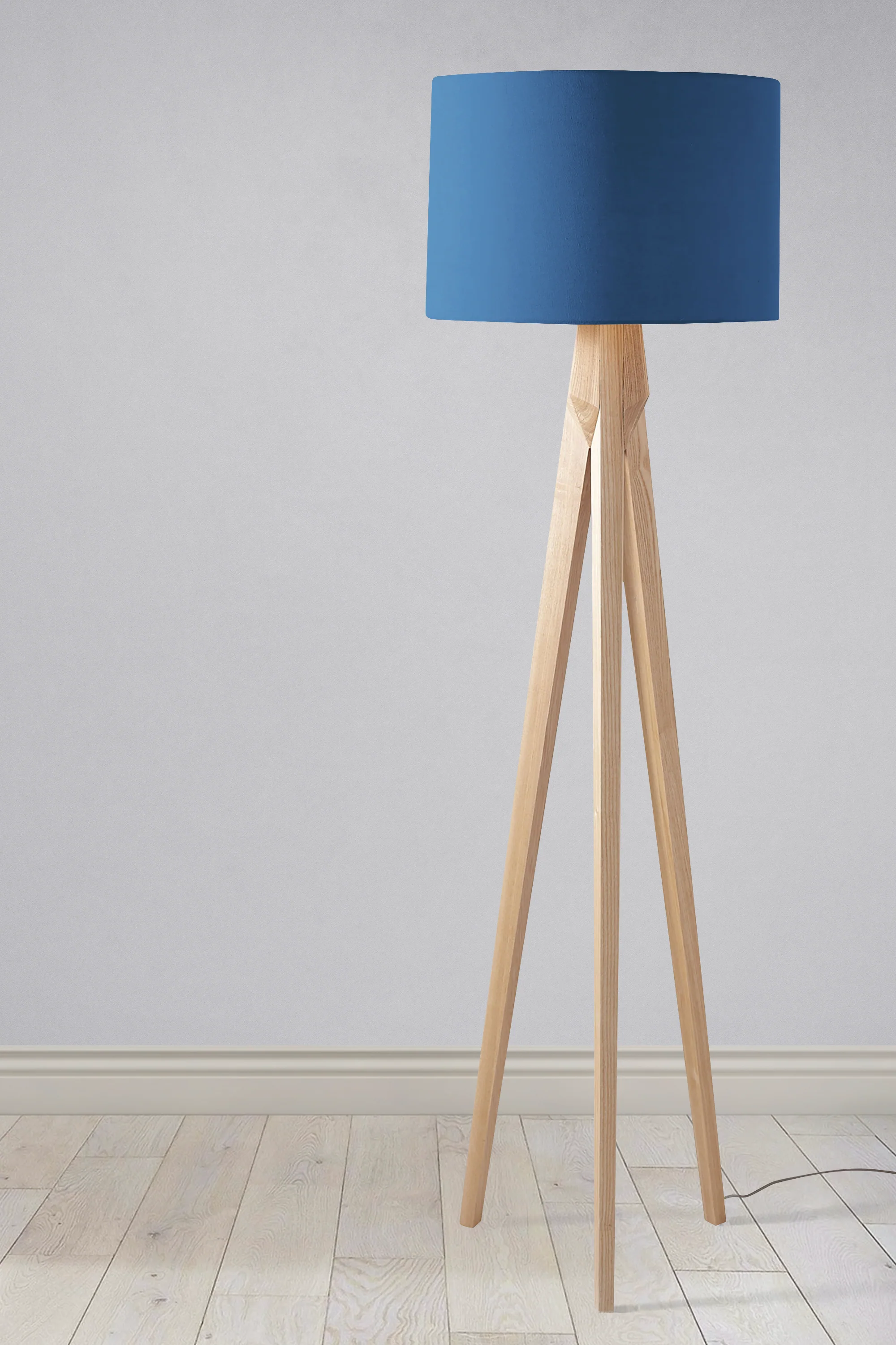 Plain Night Blue Lampshade, Ceiling or Table Lamp Shade - Image 3