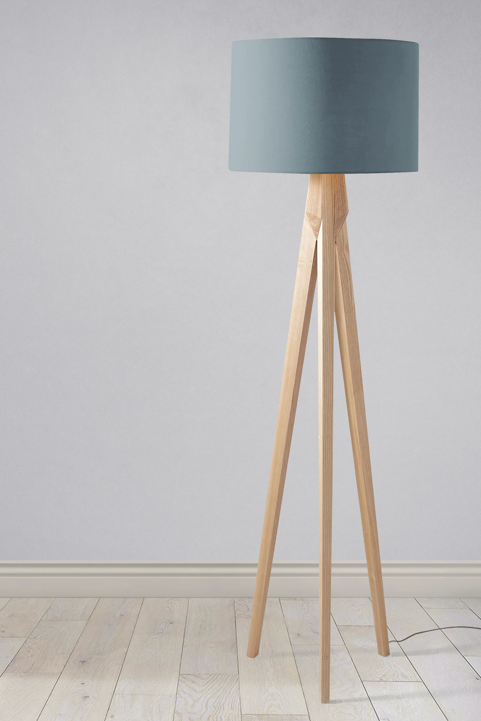 Plain Petrol Blue Lampshade,  Ceiling or Table Lamp Shade - Image 3