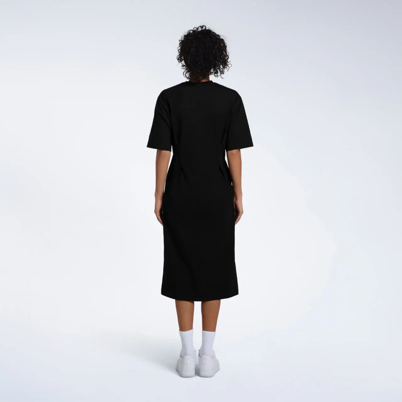 Pleated Waist Women's Organic T-Shirt Dress - Image 6