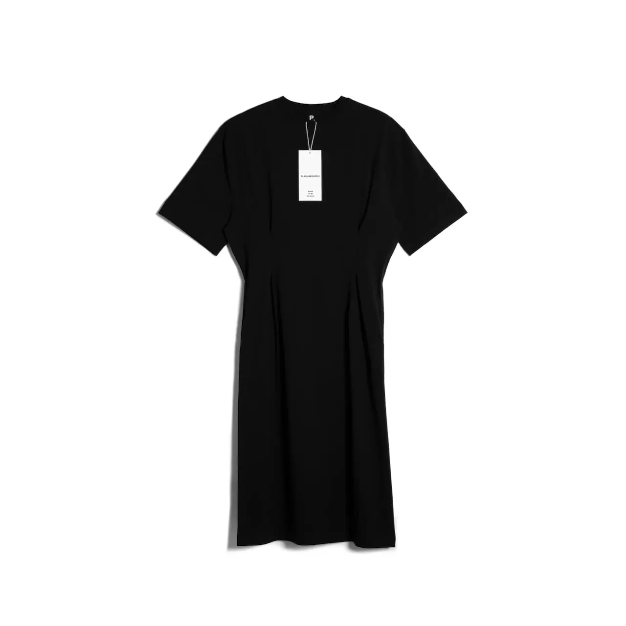 Pleated Waist Women's Organic T-Shirt Dress - Image 7