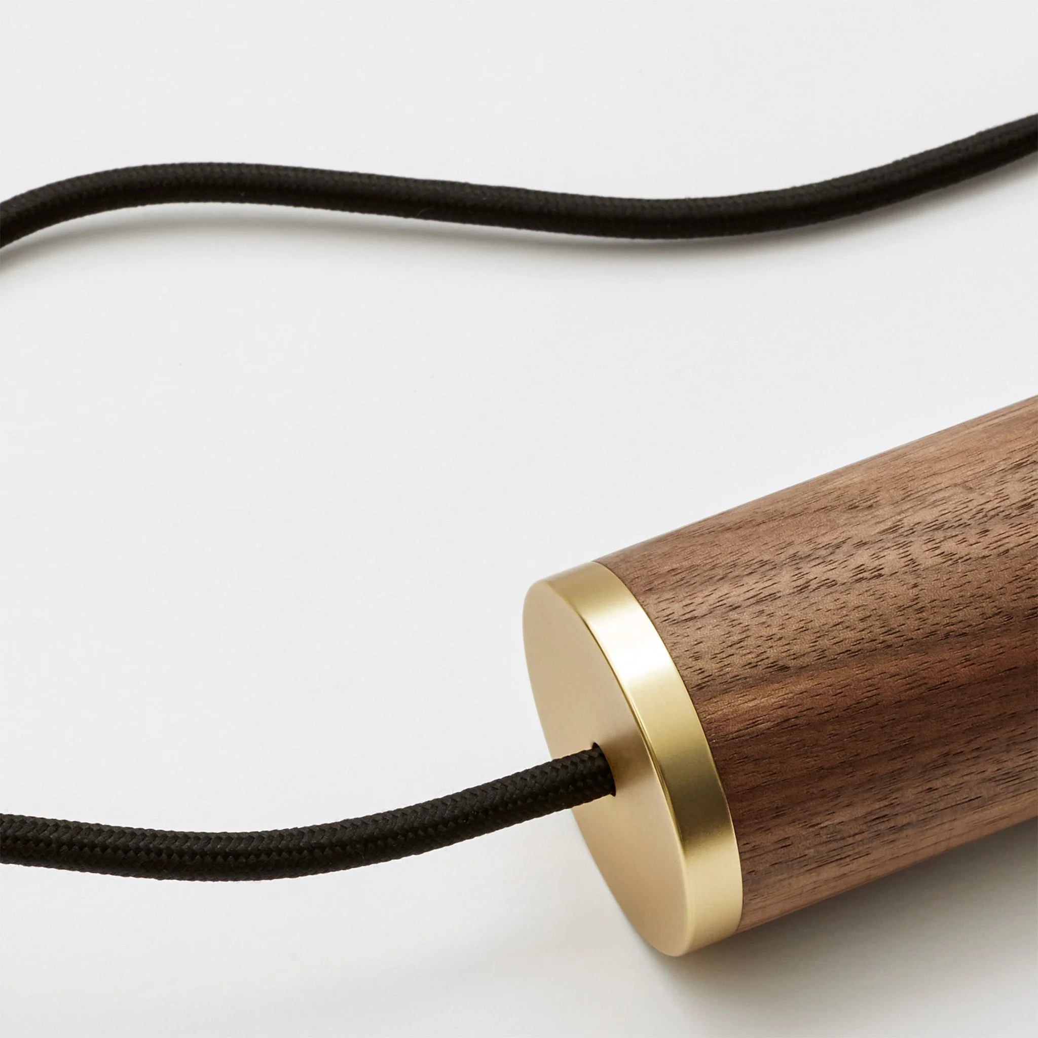 Porcelain II Pendant Light in Walnut - Image 4