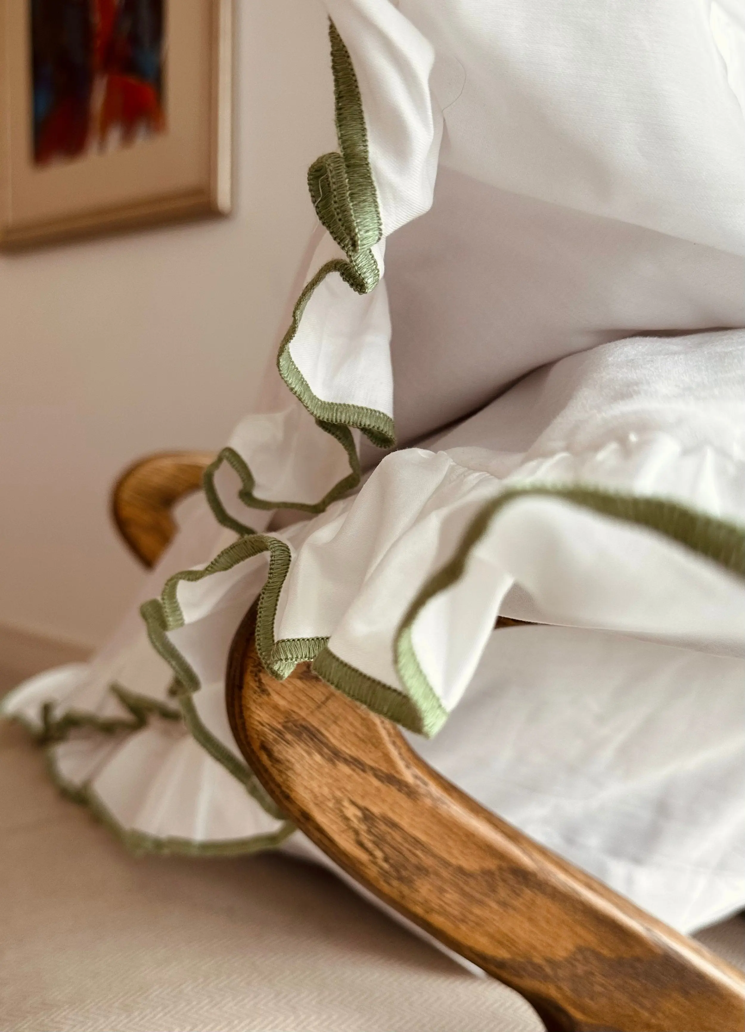Provence Olive- Pillow Case Pair - Image 6