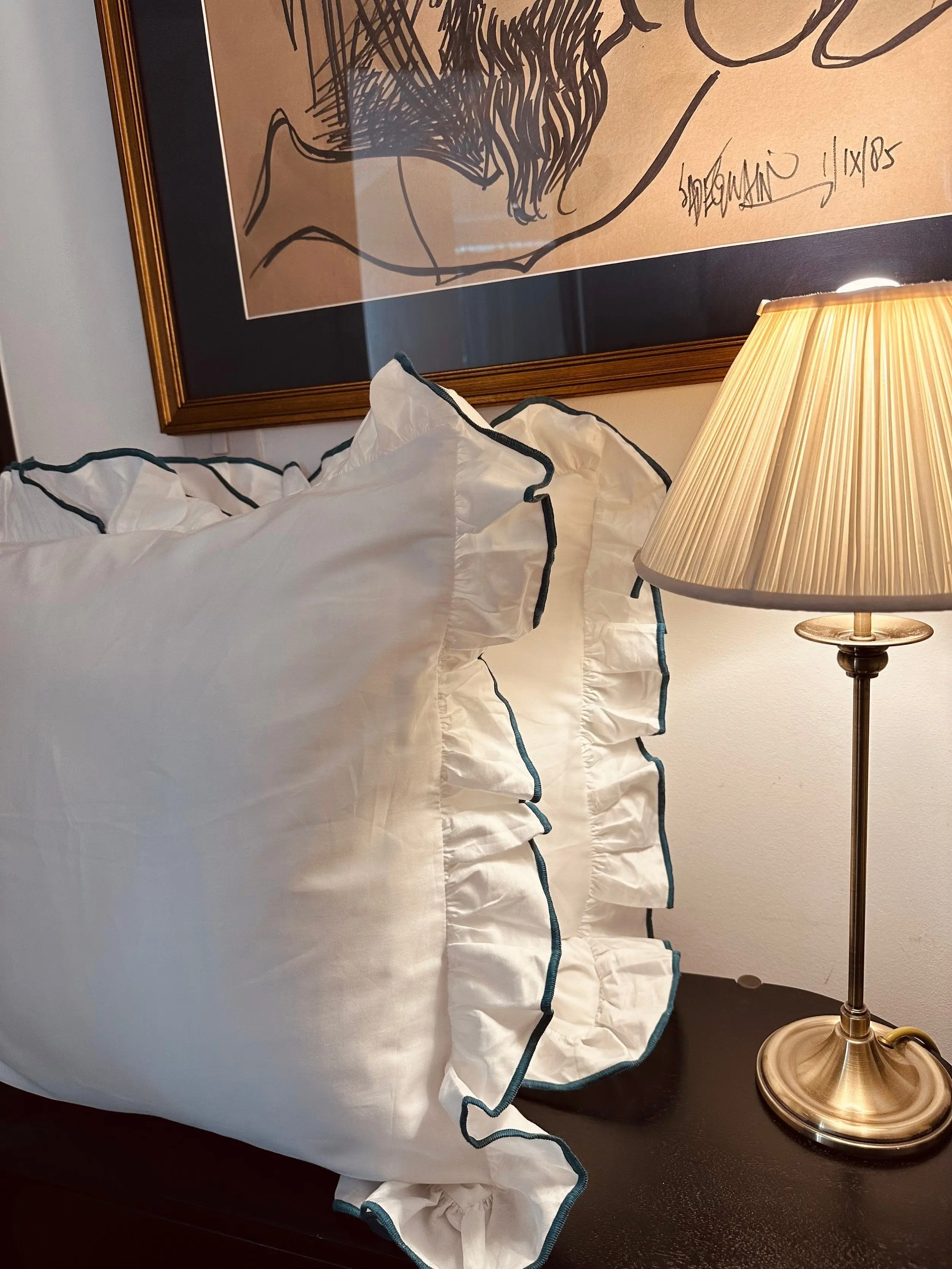Provence Teal- Pillow Case Pair - Image 5