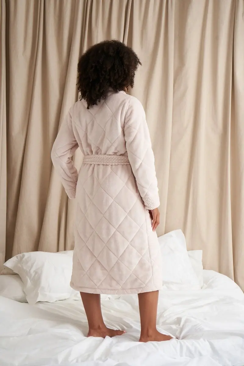 Powder Puff Quilted Velour Robe - Image 3