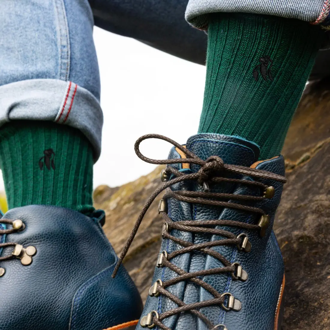 Racing Green Bamboo Boot Socks - Image 6