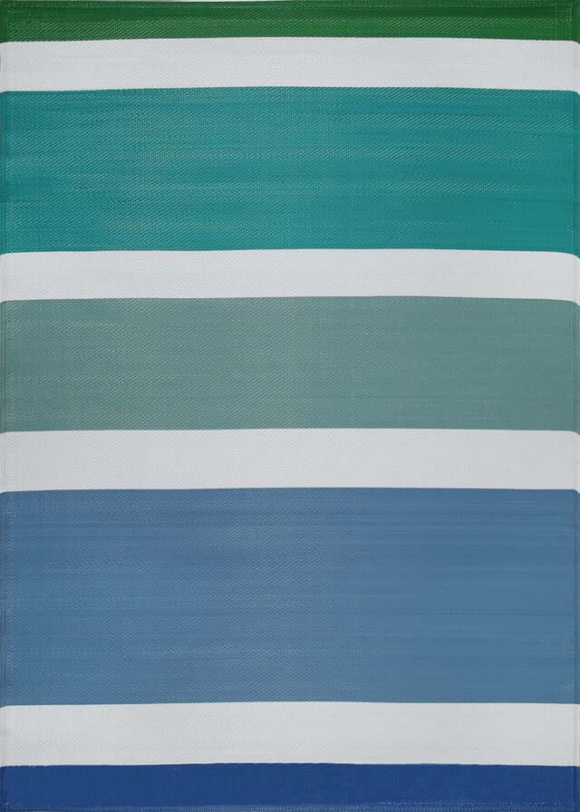 Rainbow Outdoor Rug Blue | 1030