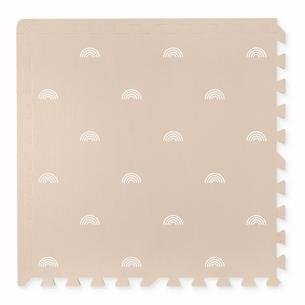 Rainbow Playmat Set in Beige