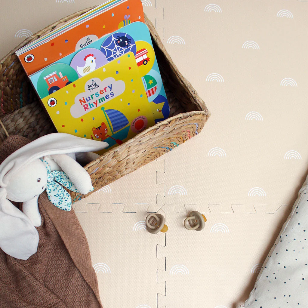 Rainbow Playmat Set in Beige - Image 9
