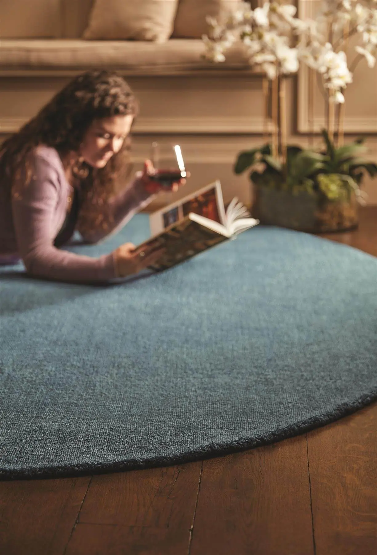 Reef Dark Teal Eco-Friendly Rug - Image 7