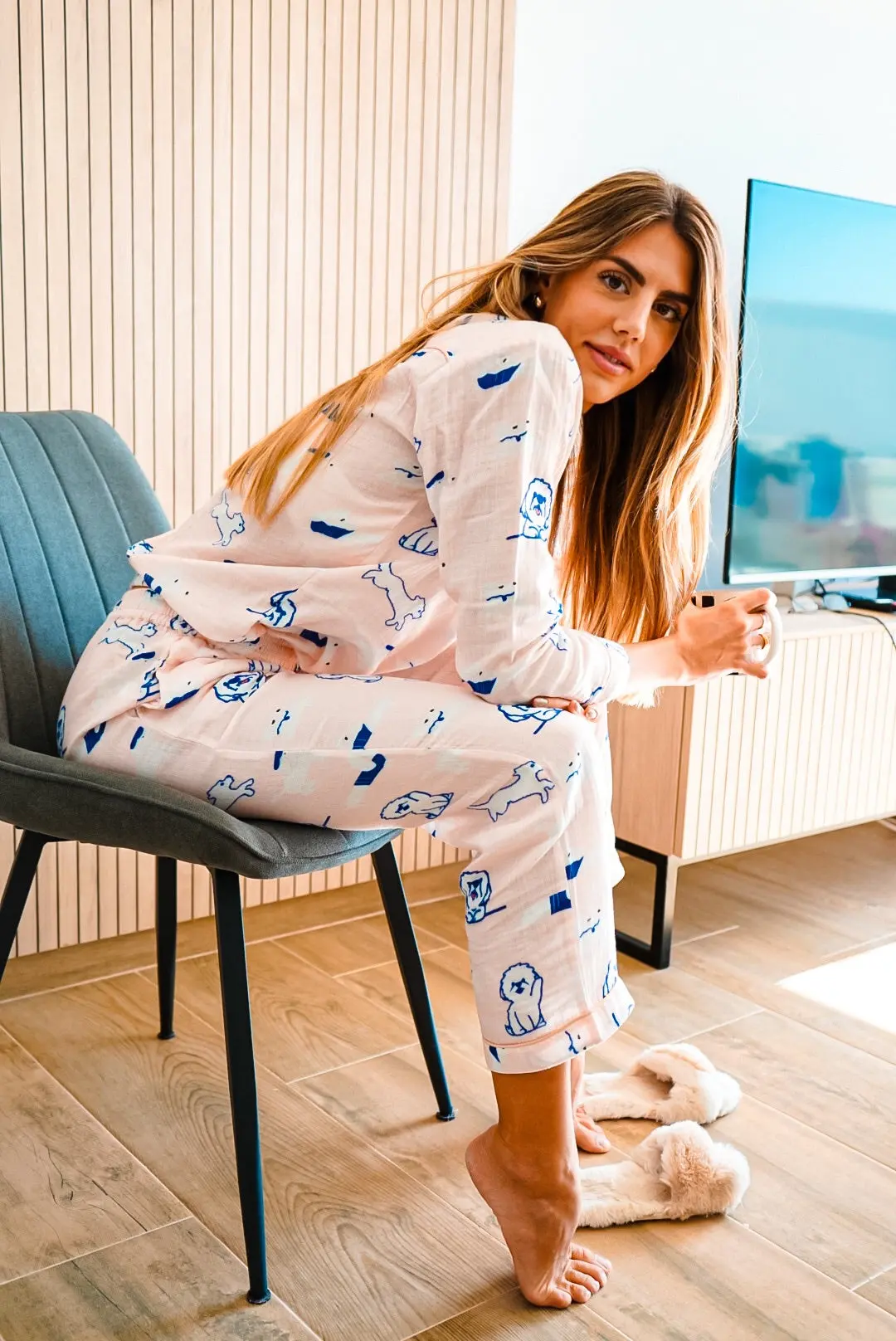 Rocco Pure Cotton Gauze Pyjamas - Image 2