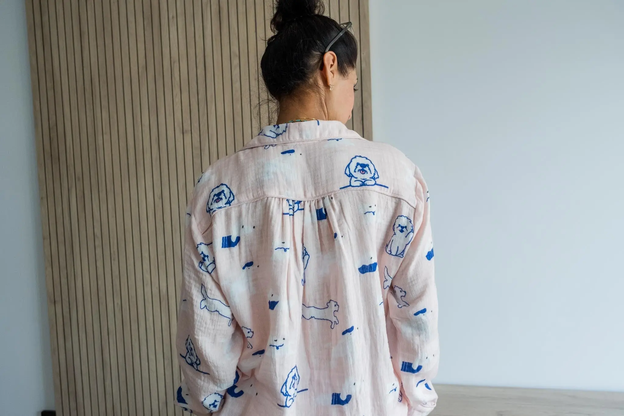 Rocco Pure Cotton Gauze Pyjamas - Image 5