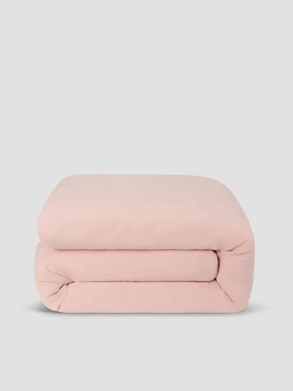 Rose Linen Blend Duvet Cover - Image 3