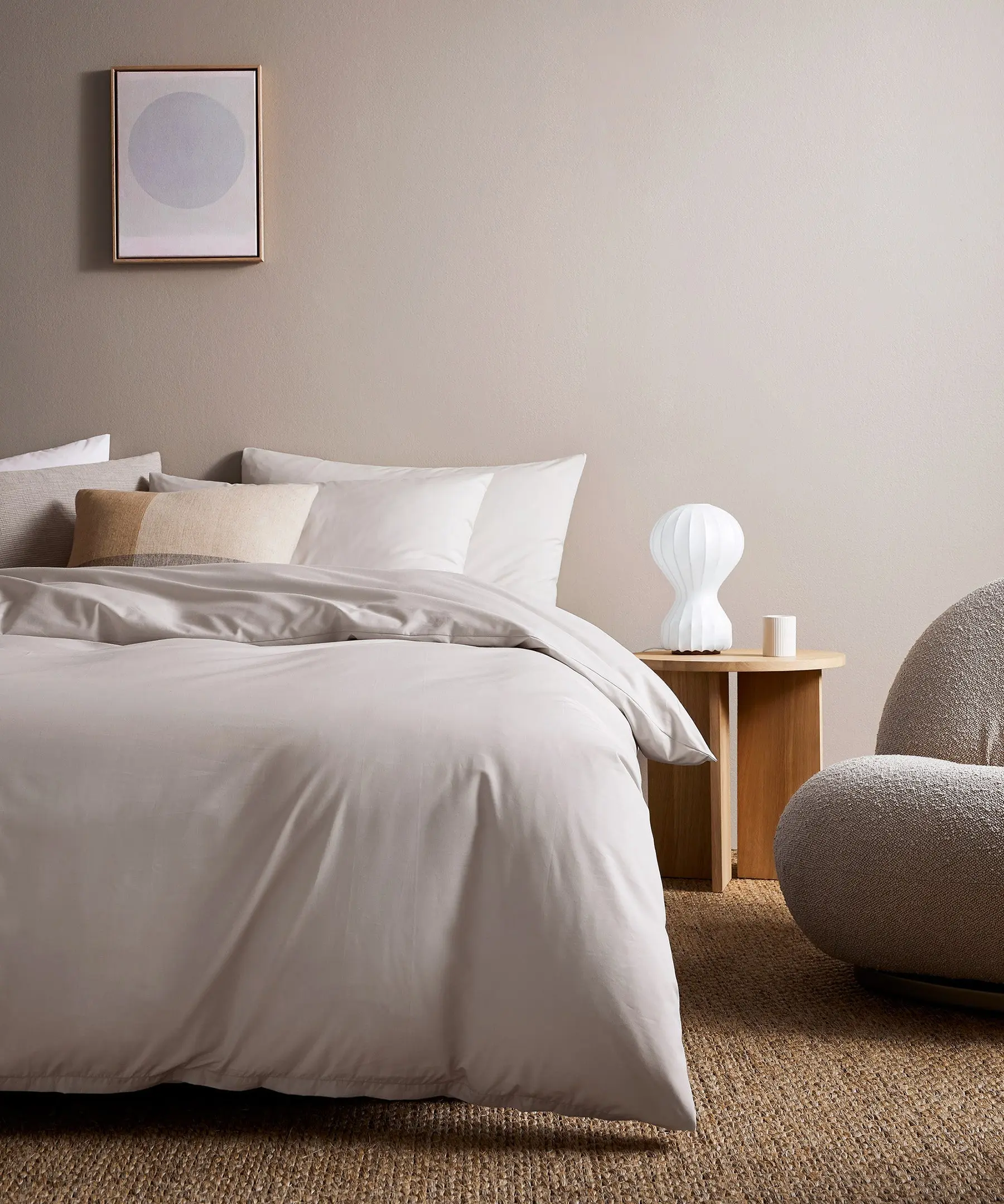 Sand Tencel Cotton Pillowcase - Image 3