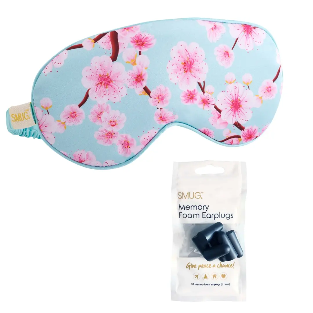 Cherry Blossom Satin Sleep Mask - Image 7
