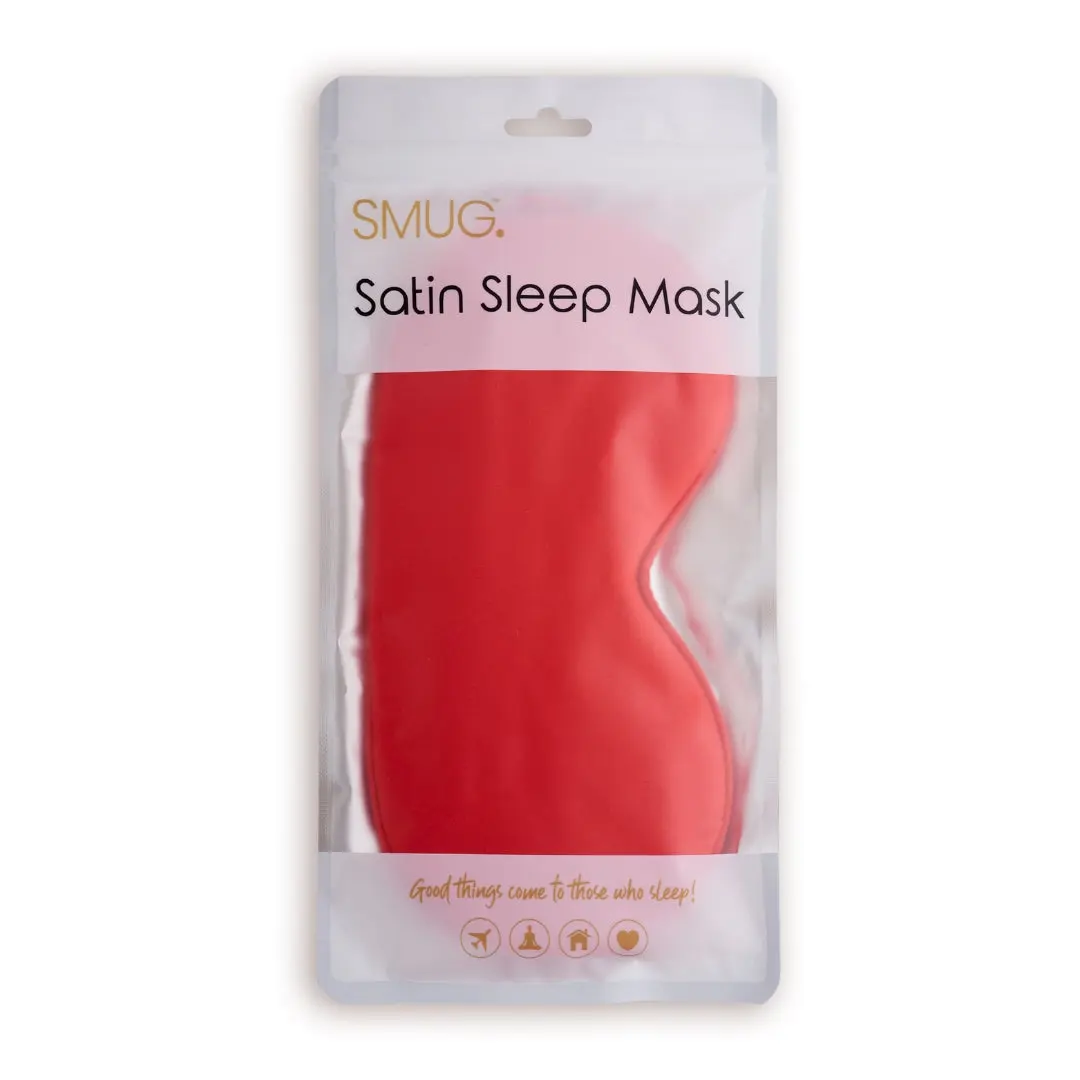 Red Satin Sleep Mask - Image 4