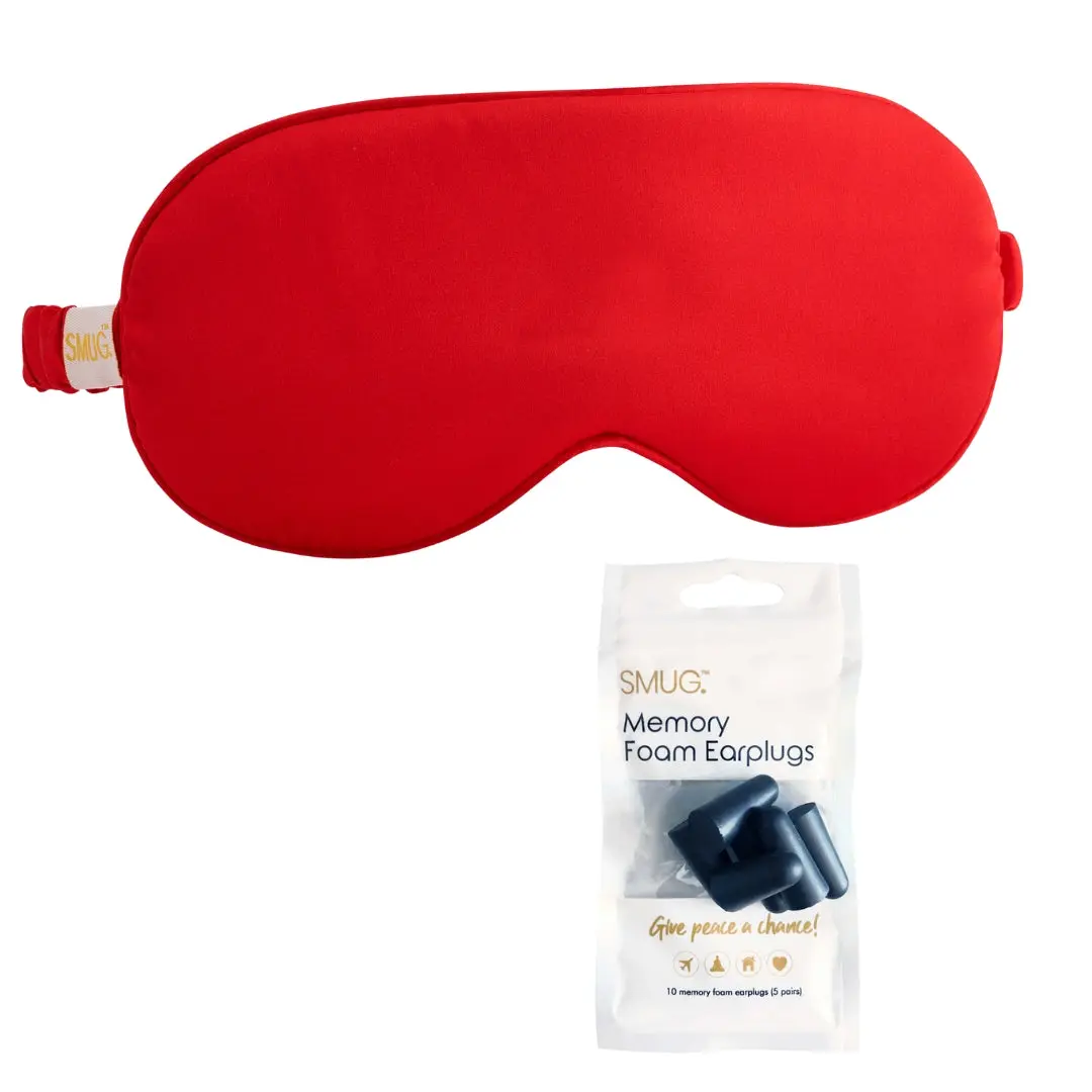 Red Satin Sleep Mask - Image 7