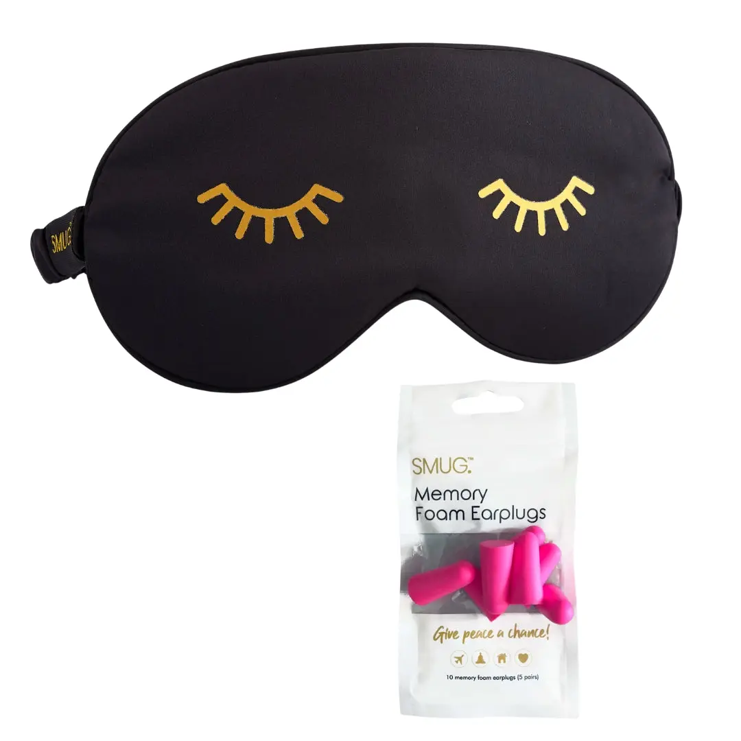Wink Black Satin Sleep Mask - Image 7