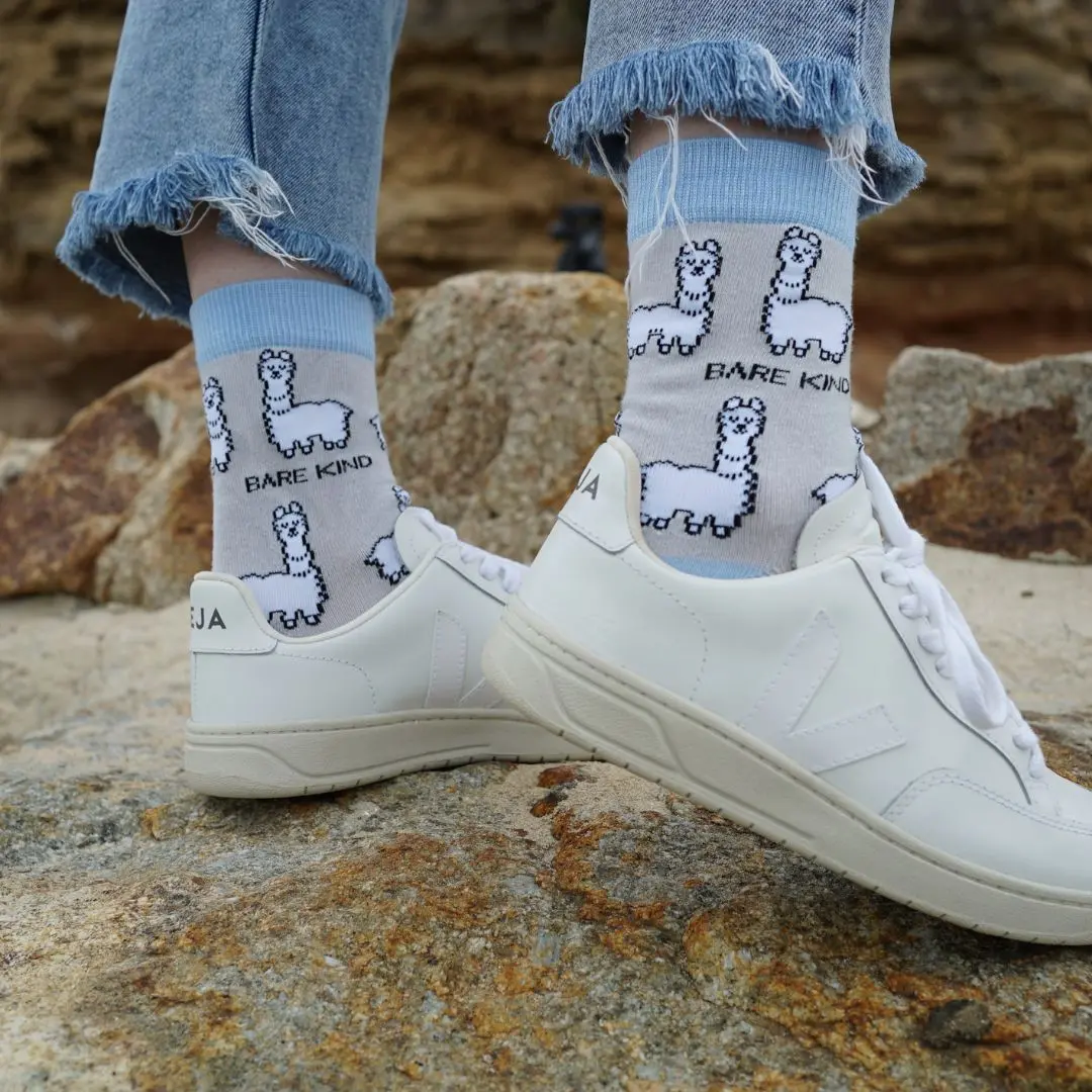 Save the Alpaca Bamboo Socks - Image 4
