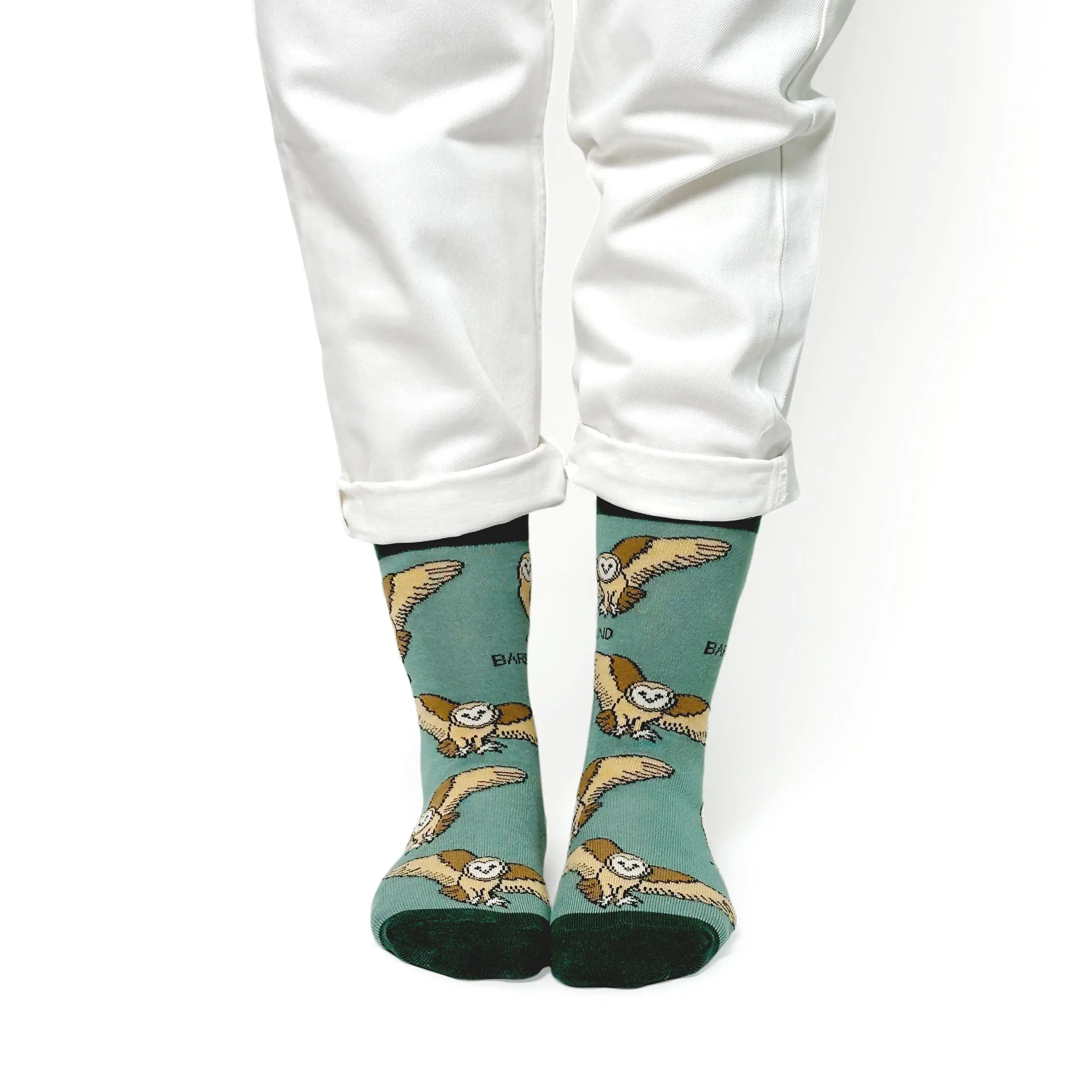 Save the Barn Owls Bamboo Socks - Image 3