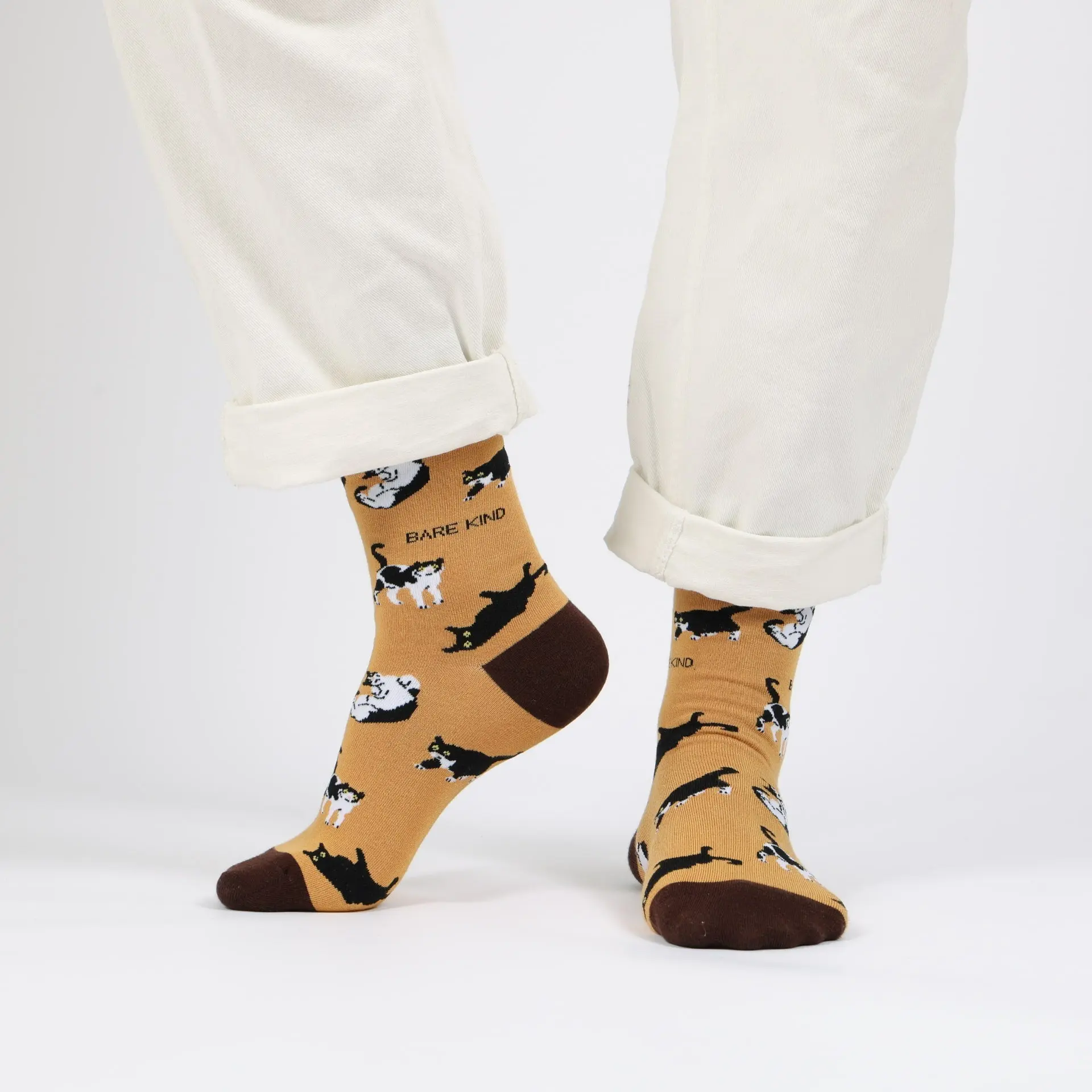 Save the Brown Cat Bamboo Socks - Image 4