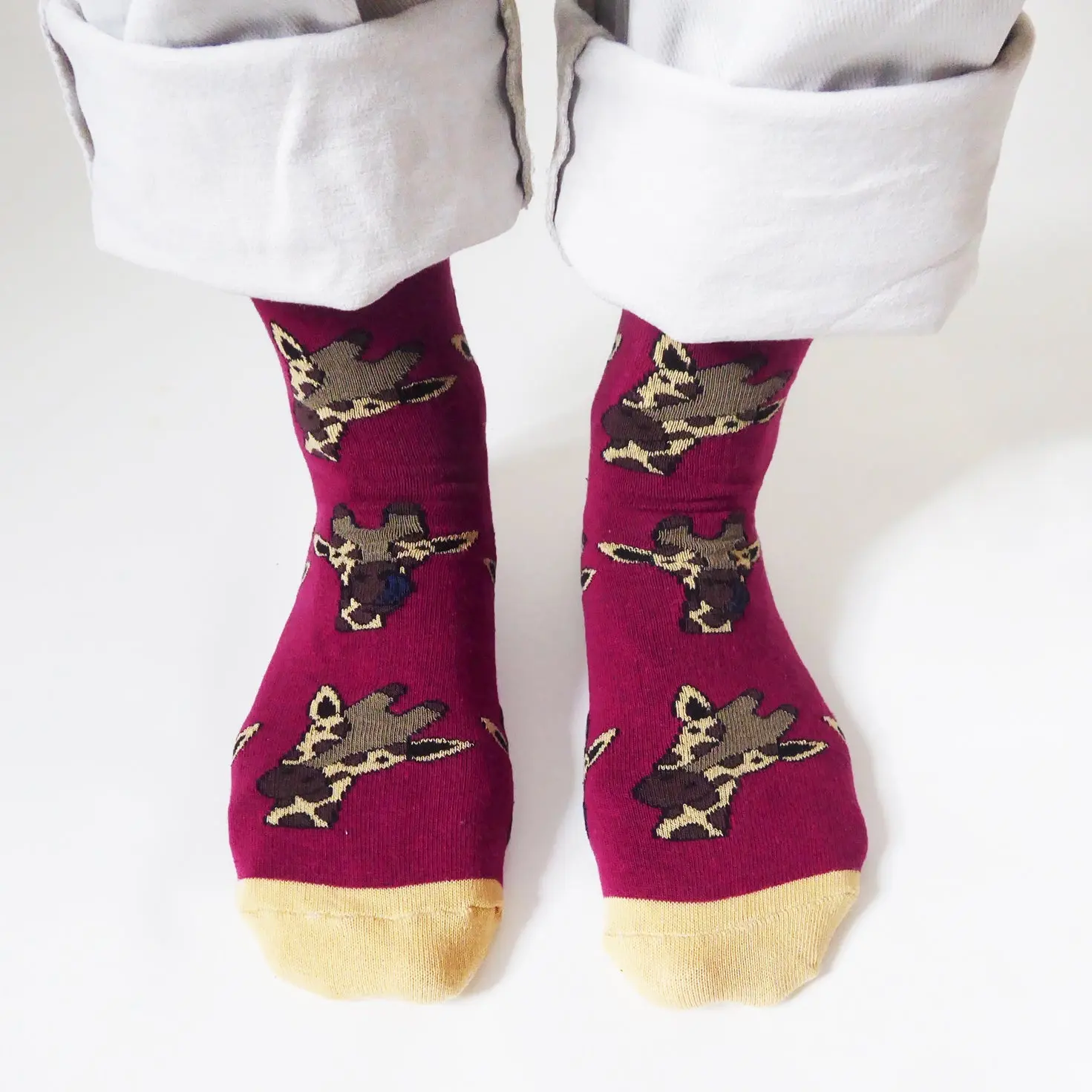 Save the Giraffes Bamboo Socks - Image 3