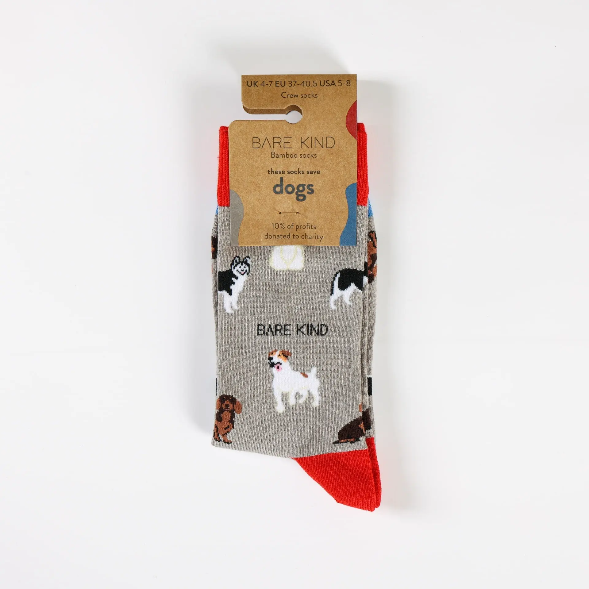Save the Grey Dog Bamboo Socks - Image 4