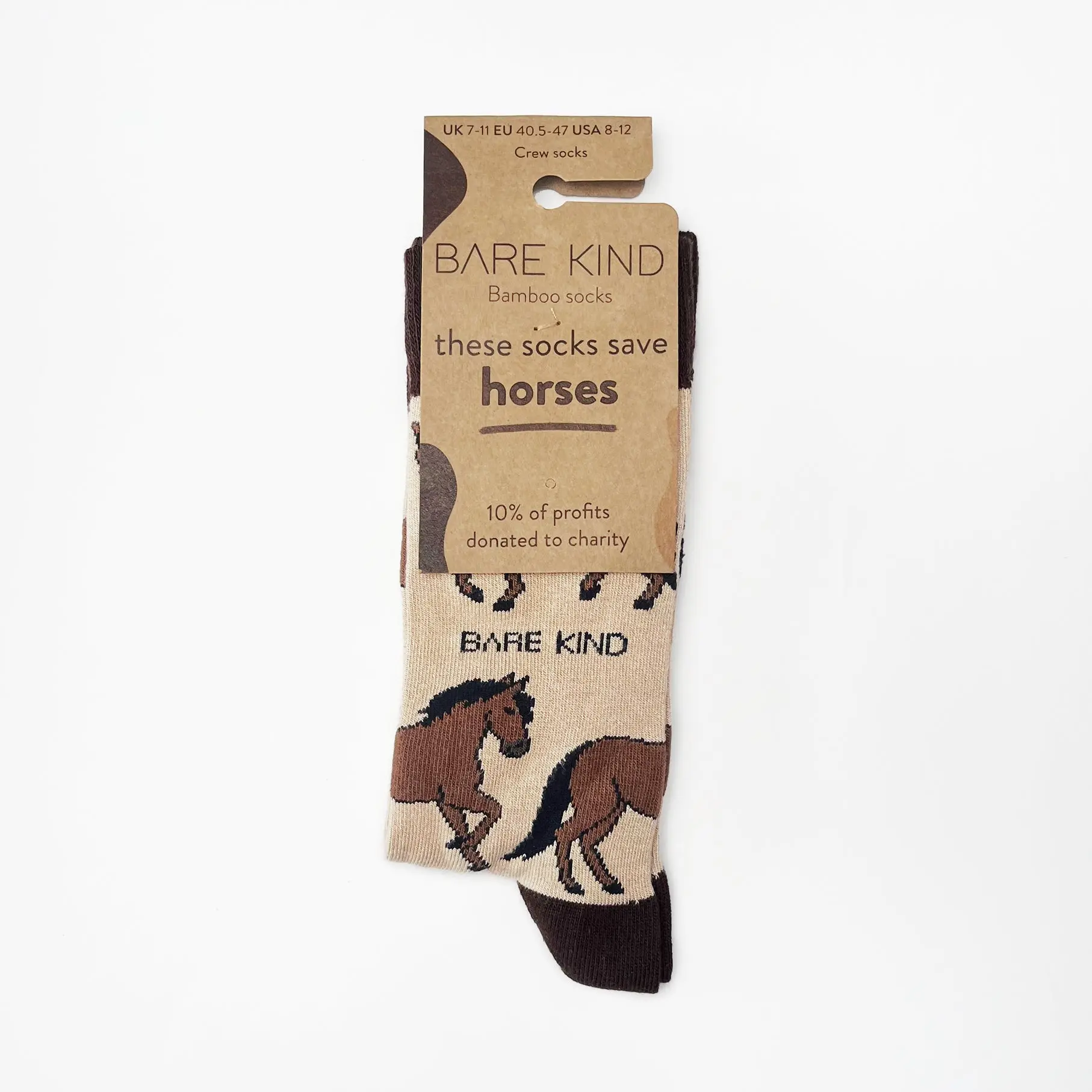 Save the Horses Bamboo Socks - Image 6