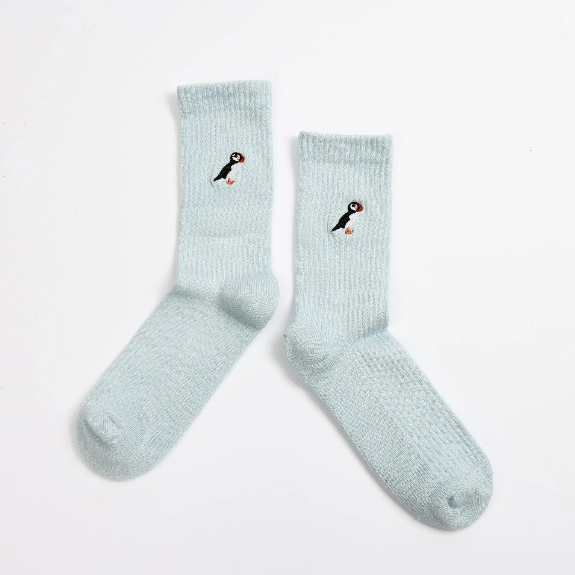 Save the Puffin Ribbed Bamboo Socks - Image 9