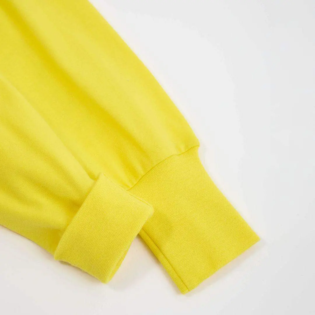 Sunshine Yellow Kids Organic Yoga Pants - Image 4
