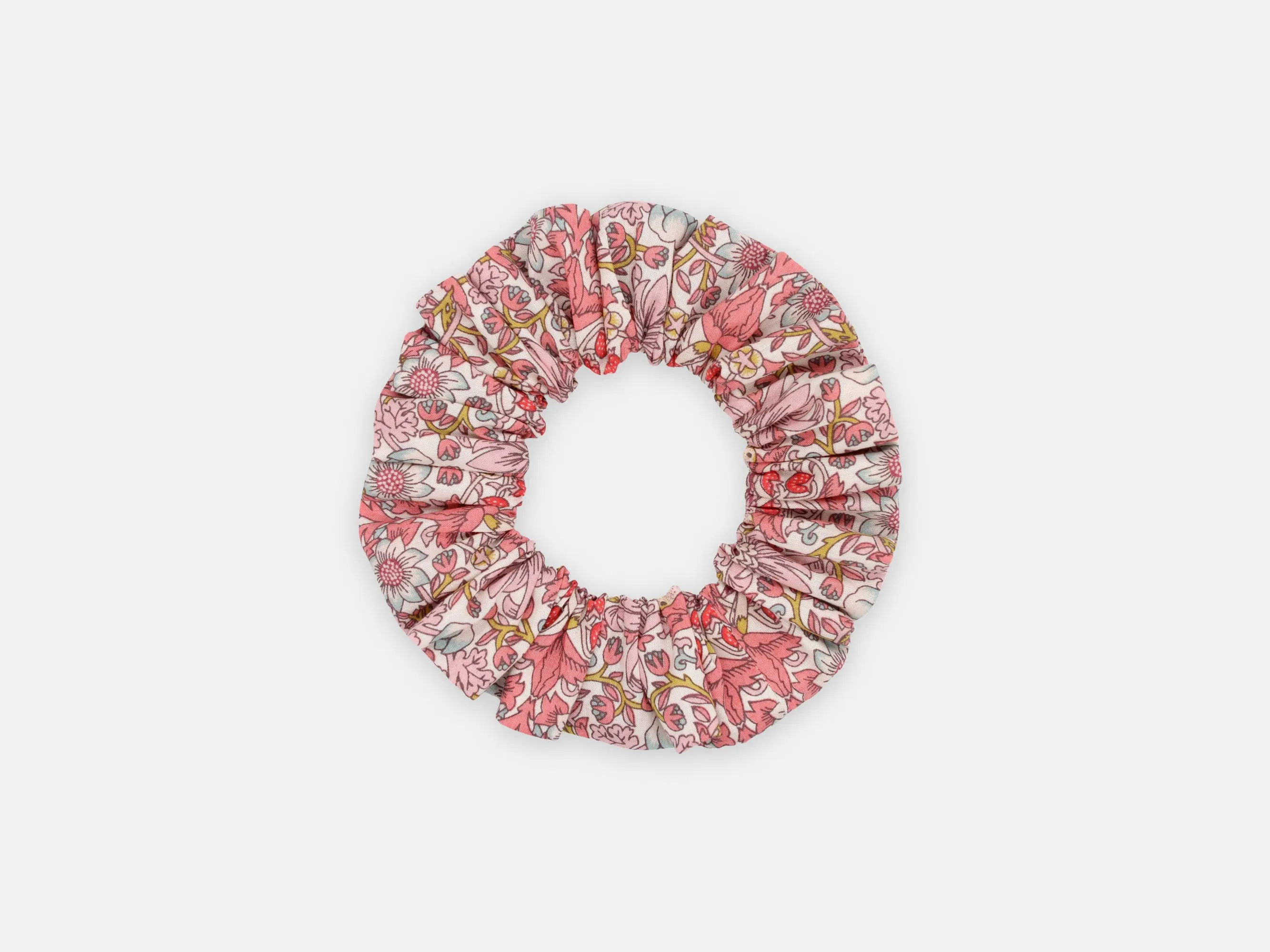 Scrunchie - Liberty Strawberry Thief Spring C Print - Image 2