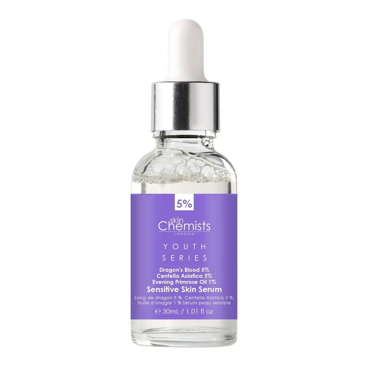 Sensitive Skin Serum Dragon's Blood 5%, Centella Asistica 3%, Evening Primrose Oil 1% 30ml - Image 3