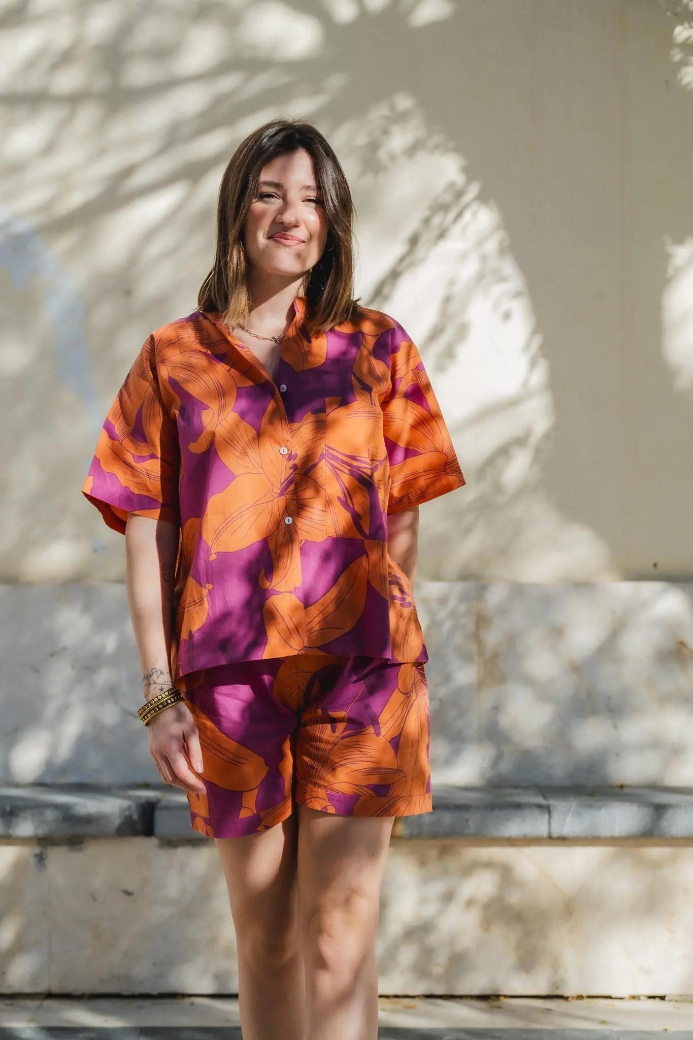 Serena tunic and shorts pyjamas - Image 3