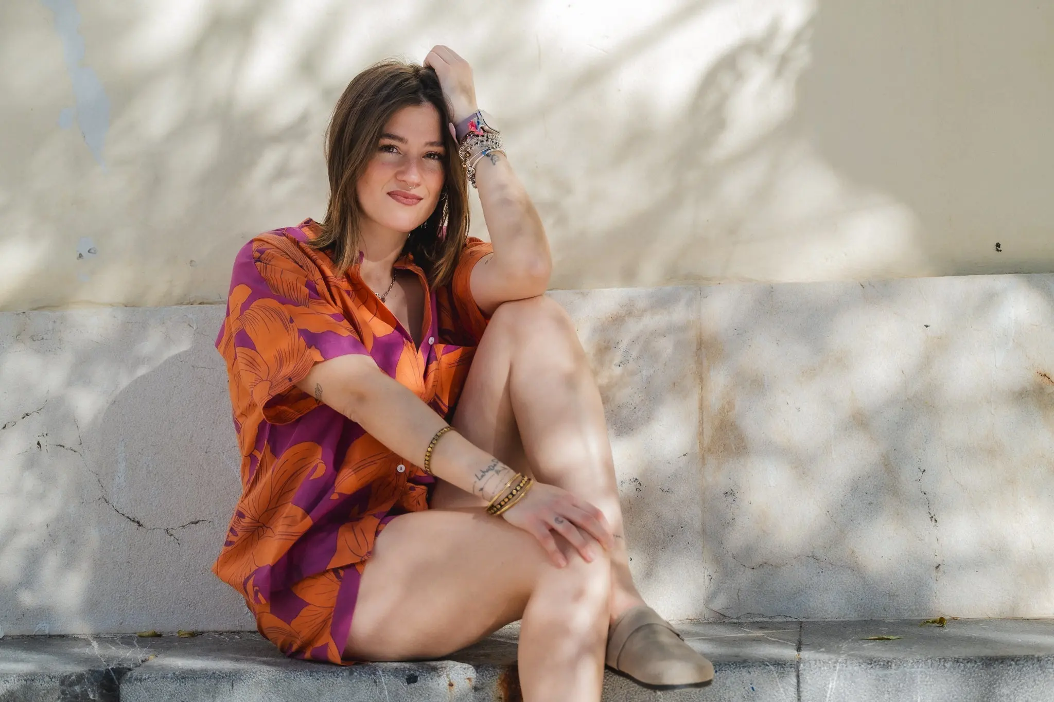 Serena tunic and shorts pyjamas - Image 8