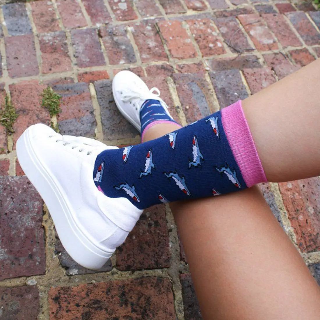 Sharks Matching Bamboo Socks (Adult & Child) - Image 4