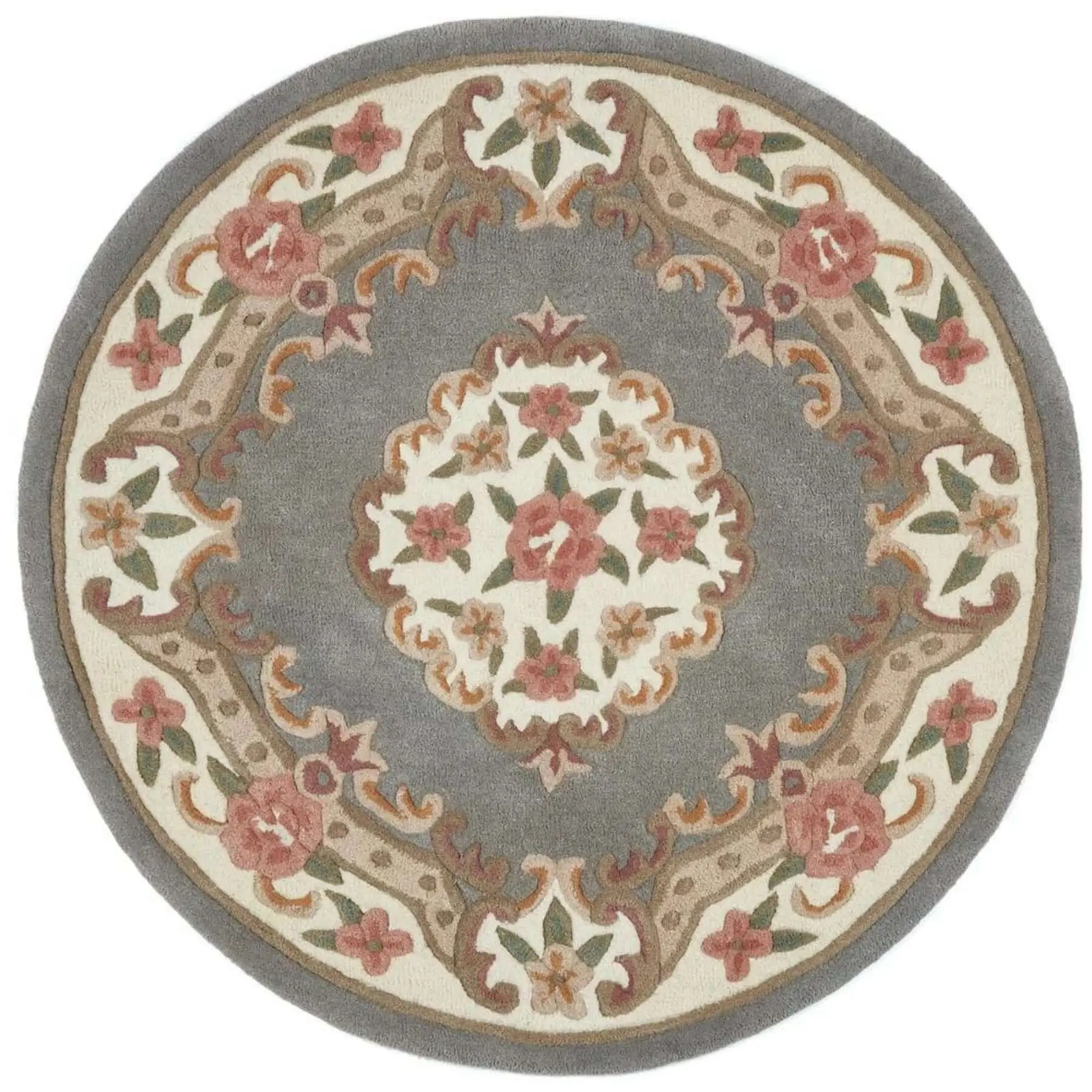 Shensi Grey Medallion Rug - Image 4
