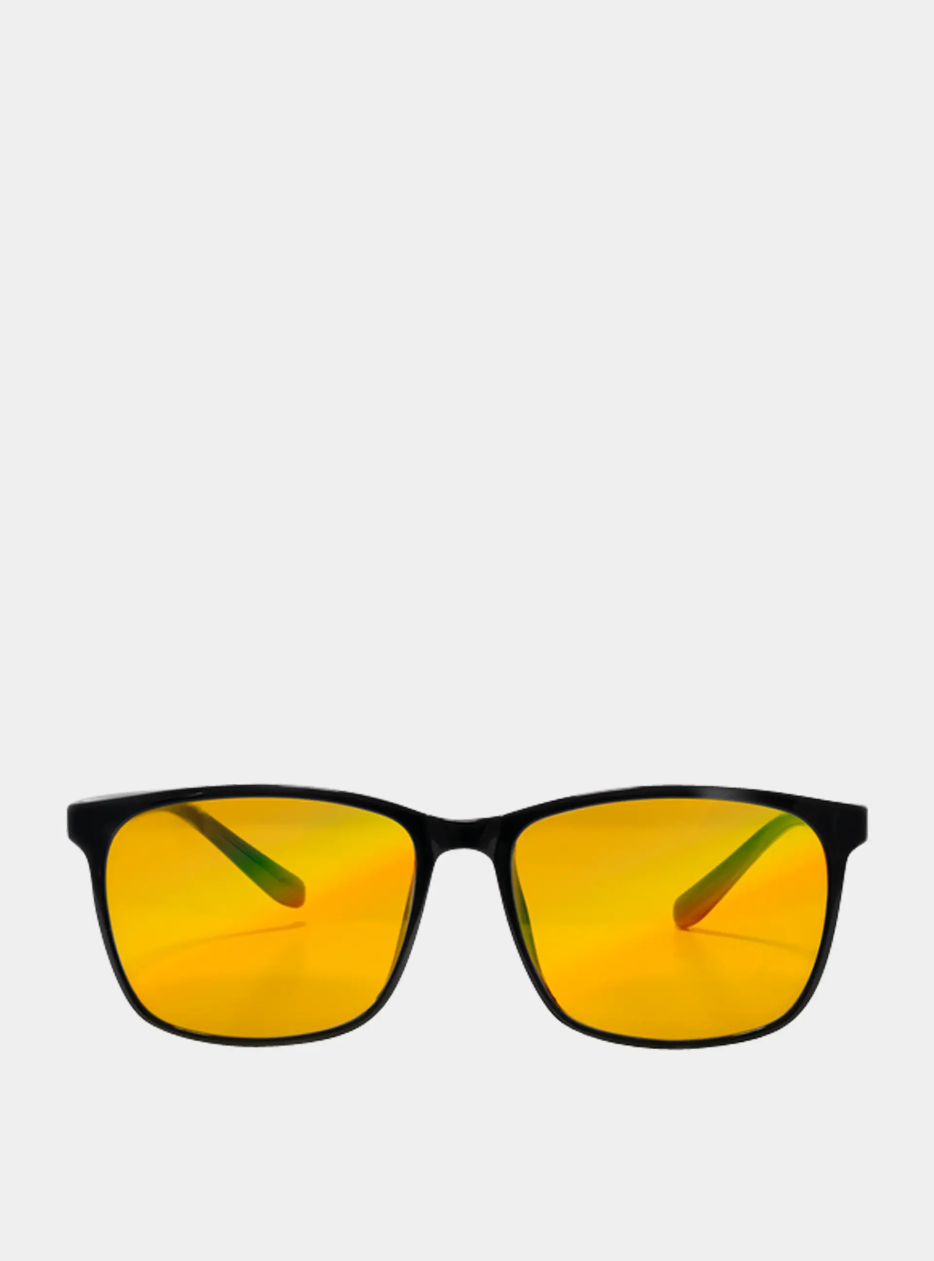 Shiny Black Parker Amber Anti blue light glasses for Men & Women