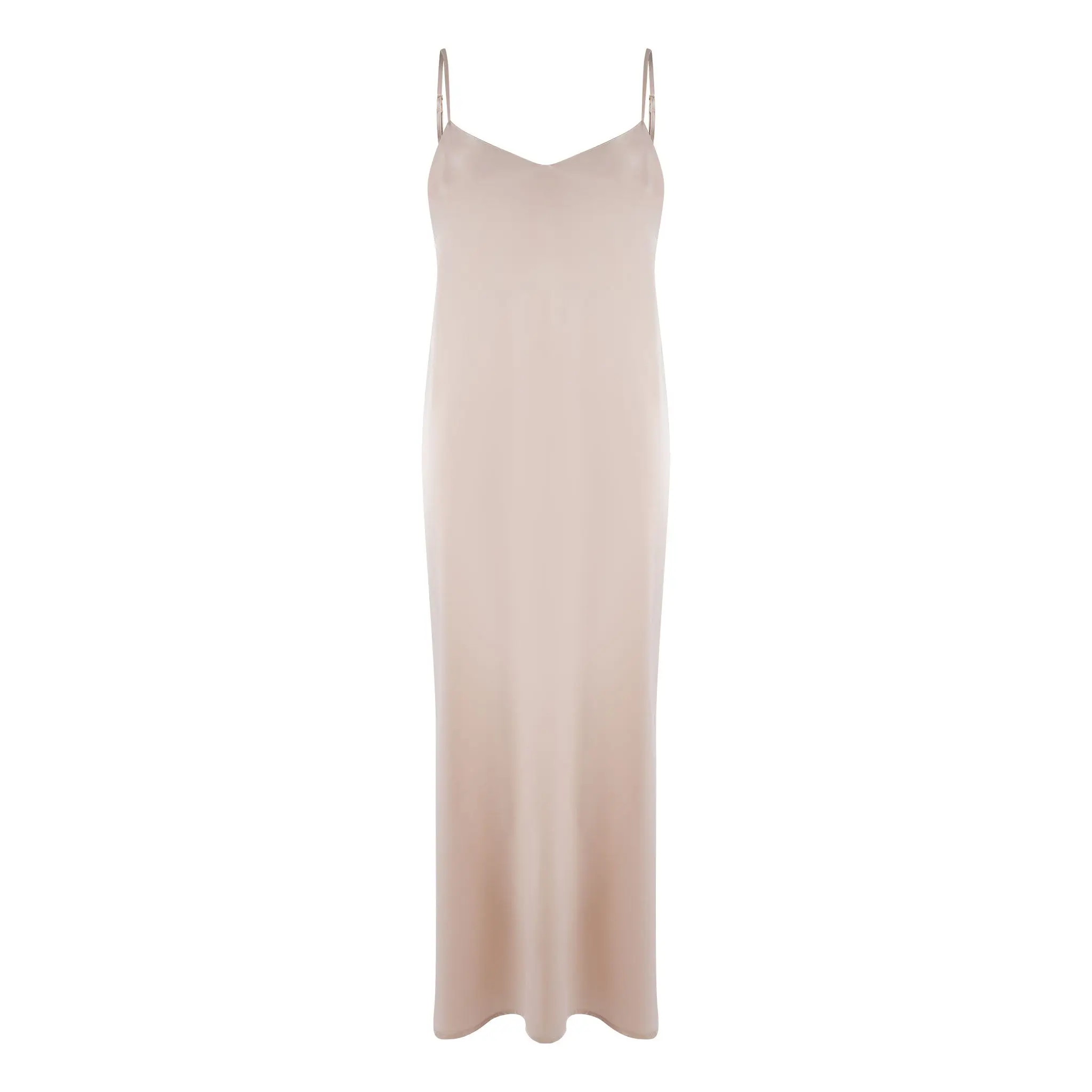 Silk Dreamscape Long Slip Dress Transcendent Pink - Image 7