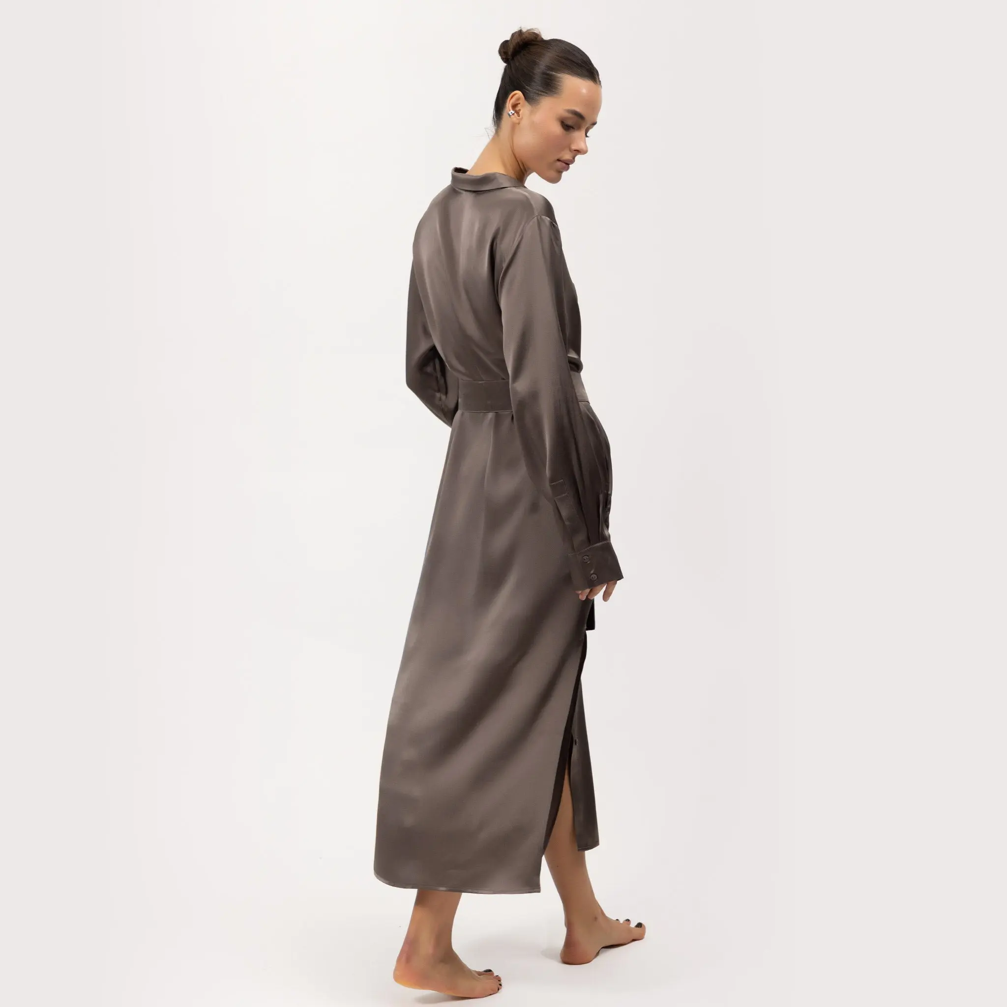 Silk Shirt Dress The Lady - Image 8