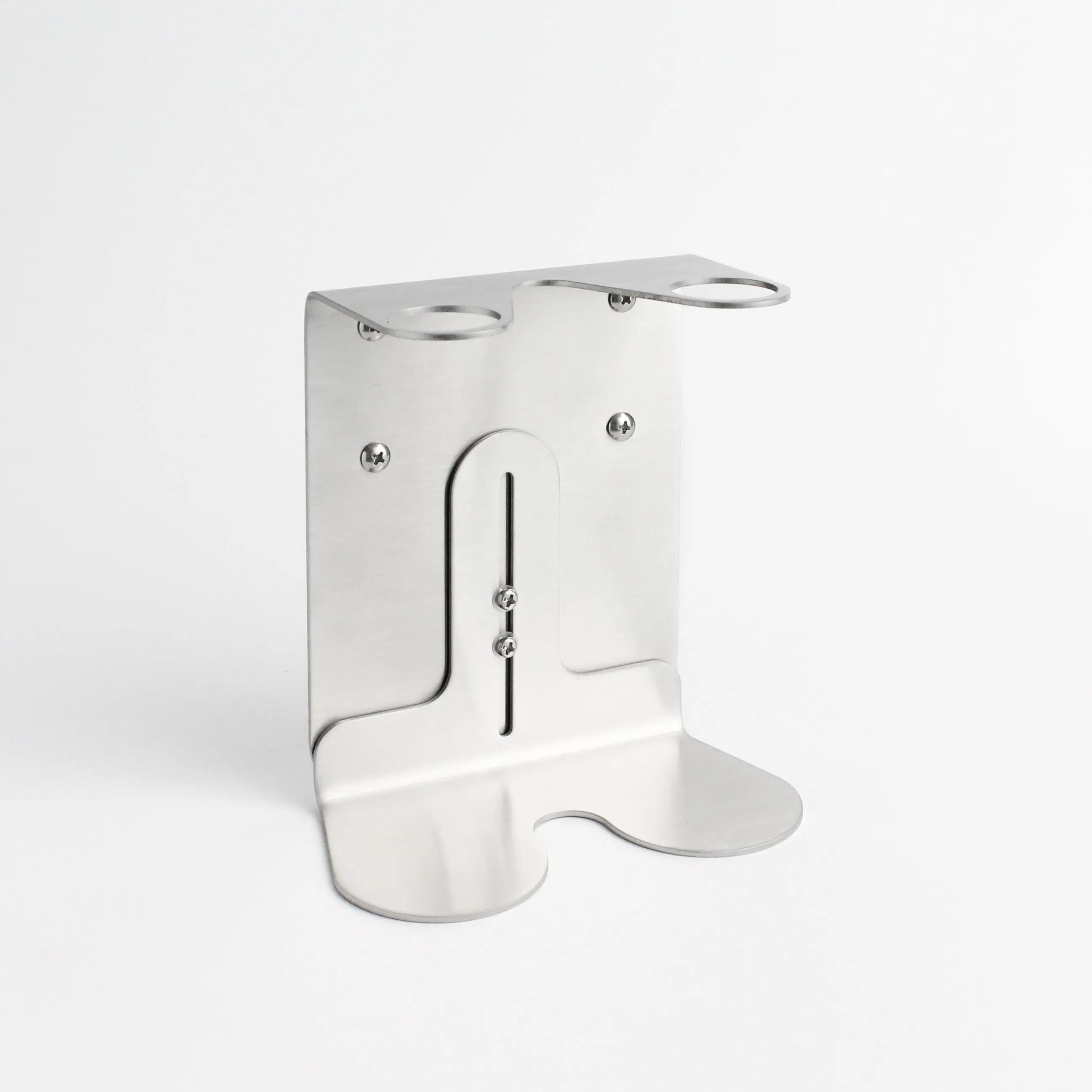 Silver Wall Bracket & Amber Glass Dispenser Set - Image 7