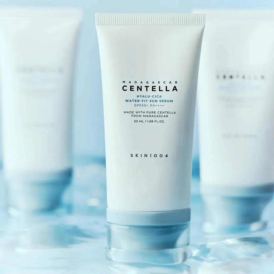 SKIN1004 Madagascar Centella Hyalu-Cica Water-Fit Sun Serum 50ml - Image 4