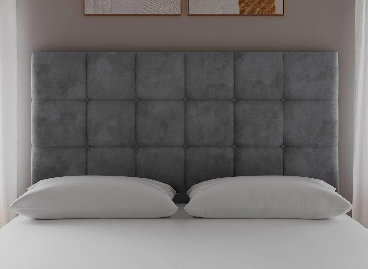 Sleepeezee Pompeii Headboard - Grey