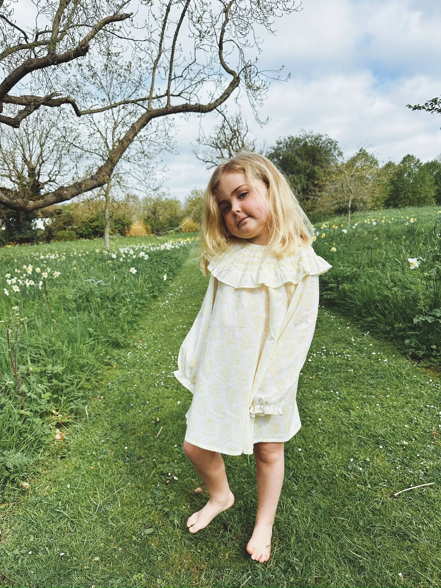 Smocked Sahana Girls Nightie - Image 8