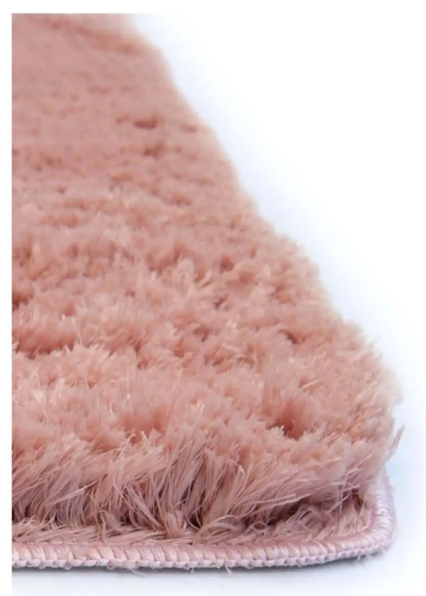 Soft Washable Pink Shaggy Rug | SA-07 - Image 5