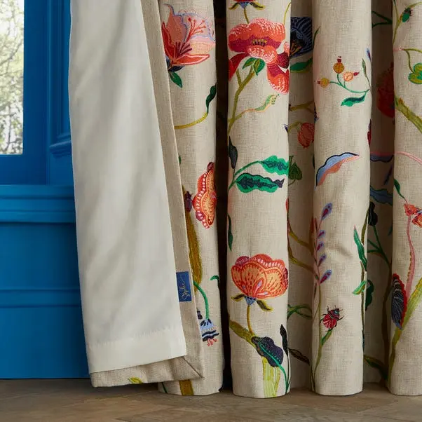 Sophie Robinson Forgotten Garden Pencil Pleat Curtains - Image 5