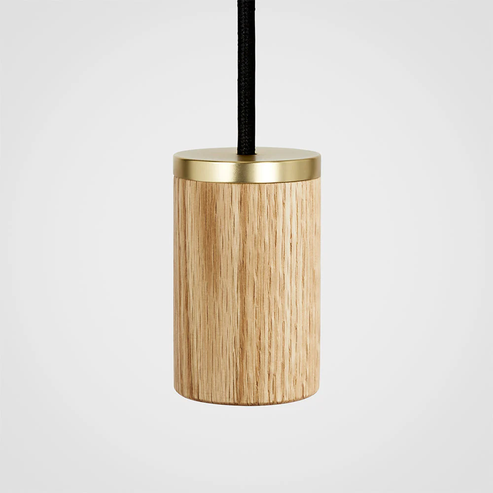 Sphere IV Pendant Light in Oak - Image 4