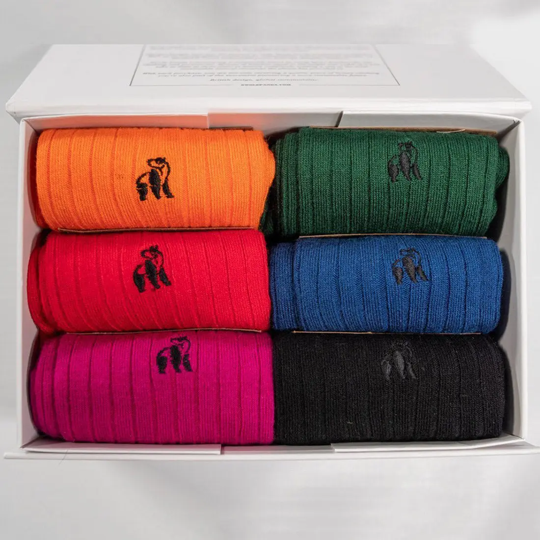 Superior Style Sock Box - 6 Pairs of Bamboo Socks (His) - Image 8