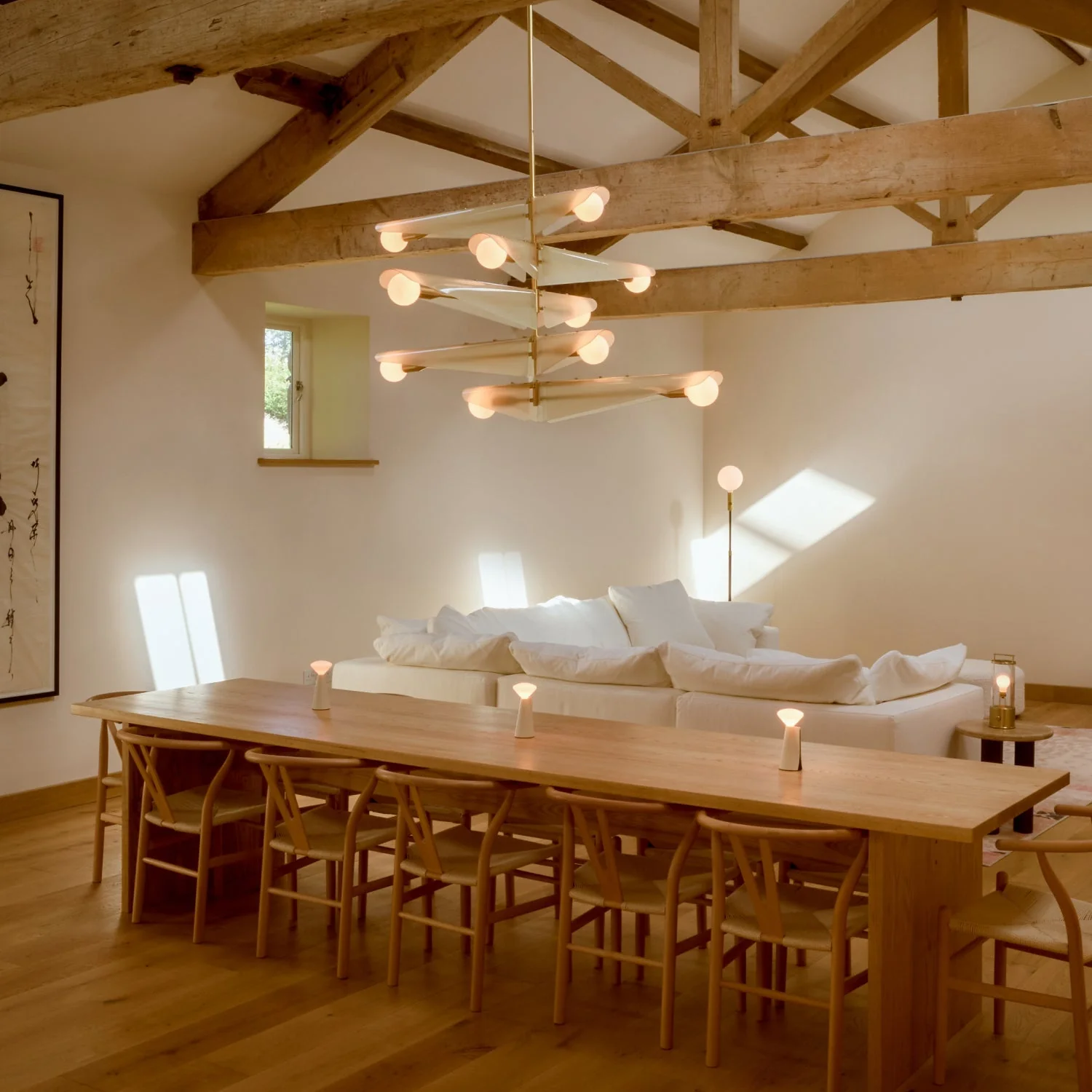 Sycamore Chandelier 5 Tiers in Dusk Pink - Image 4