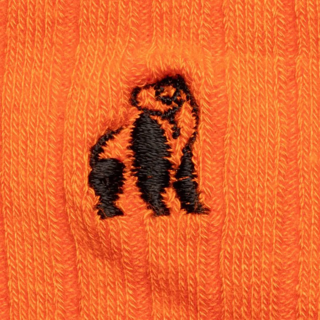 Tangerine Orange Bamboo Socks (Comfort Cuff) - Image 5