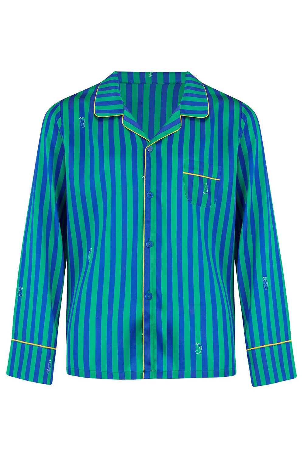 Teddy Rainforest Stripe Boys Silk Pyjama Set - Image 7