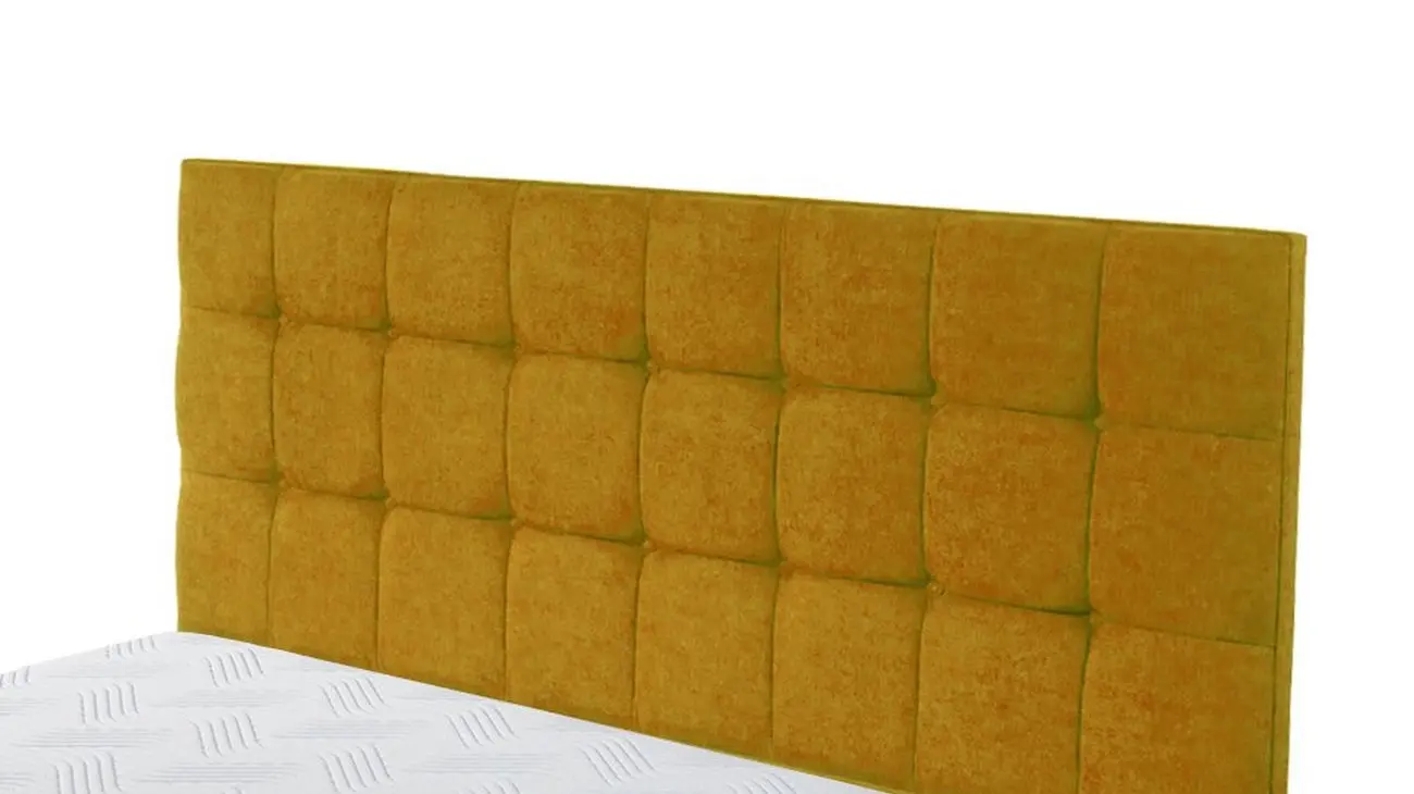 Tempur Winslow Headboard Venice Mustard – Elegant Upholstered Bed